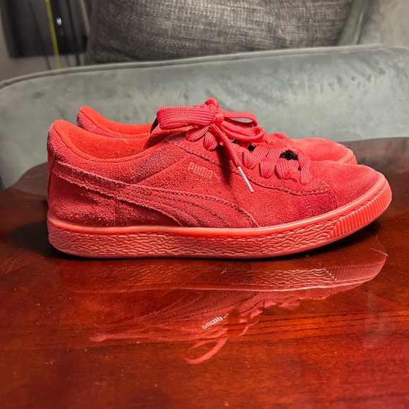 Puma Other - All Red Suede Pumas